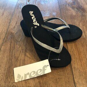 REEF Krystal Star Platform Flip Flop Thong Sandal